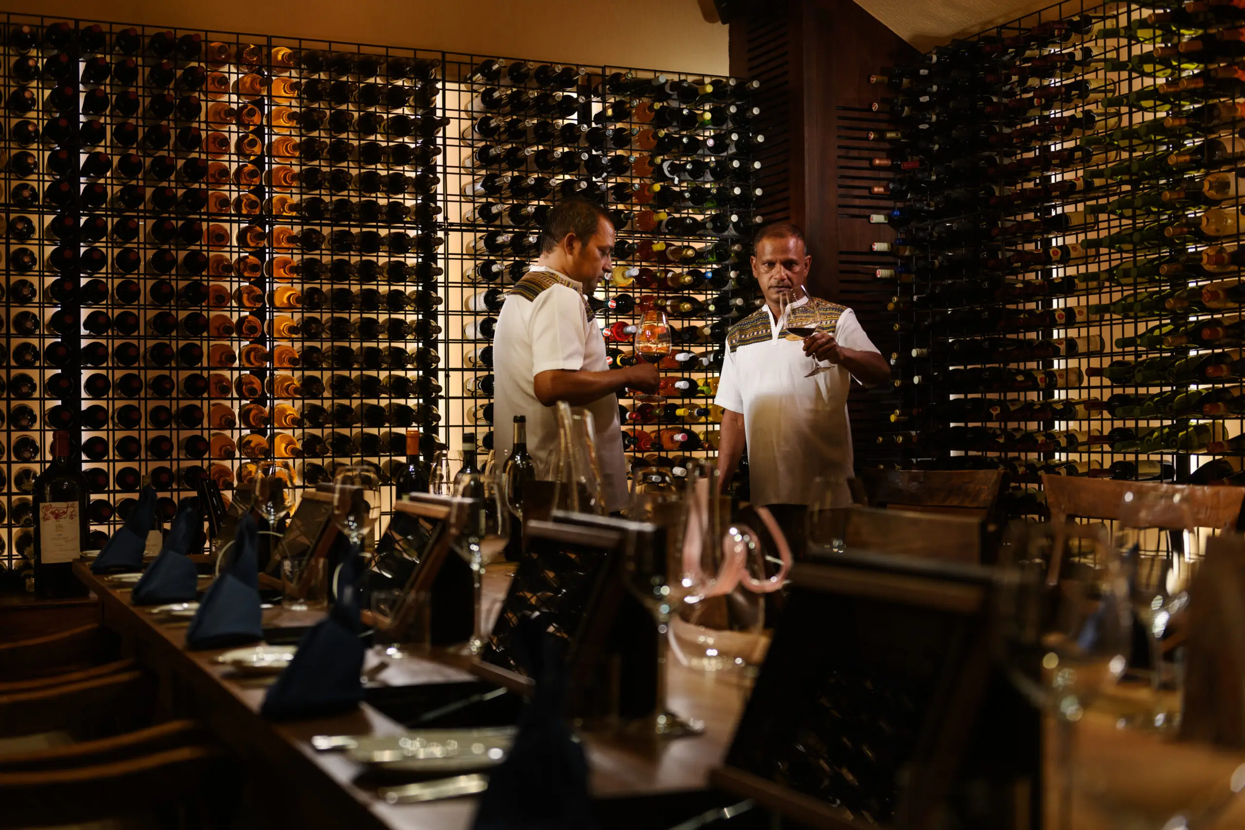The Wine Cellar underground wine collection
